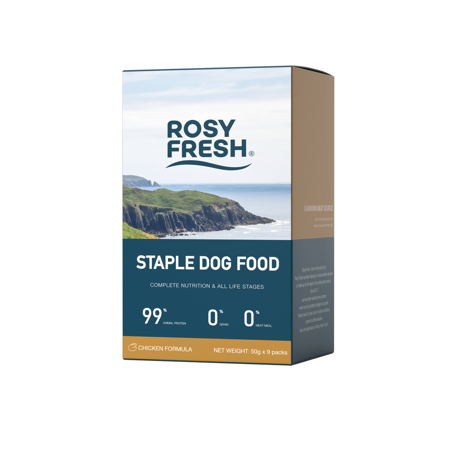 DOG STAPLE FOOD 50G x 9packs - Chicken Flavour