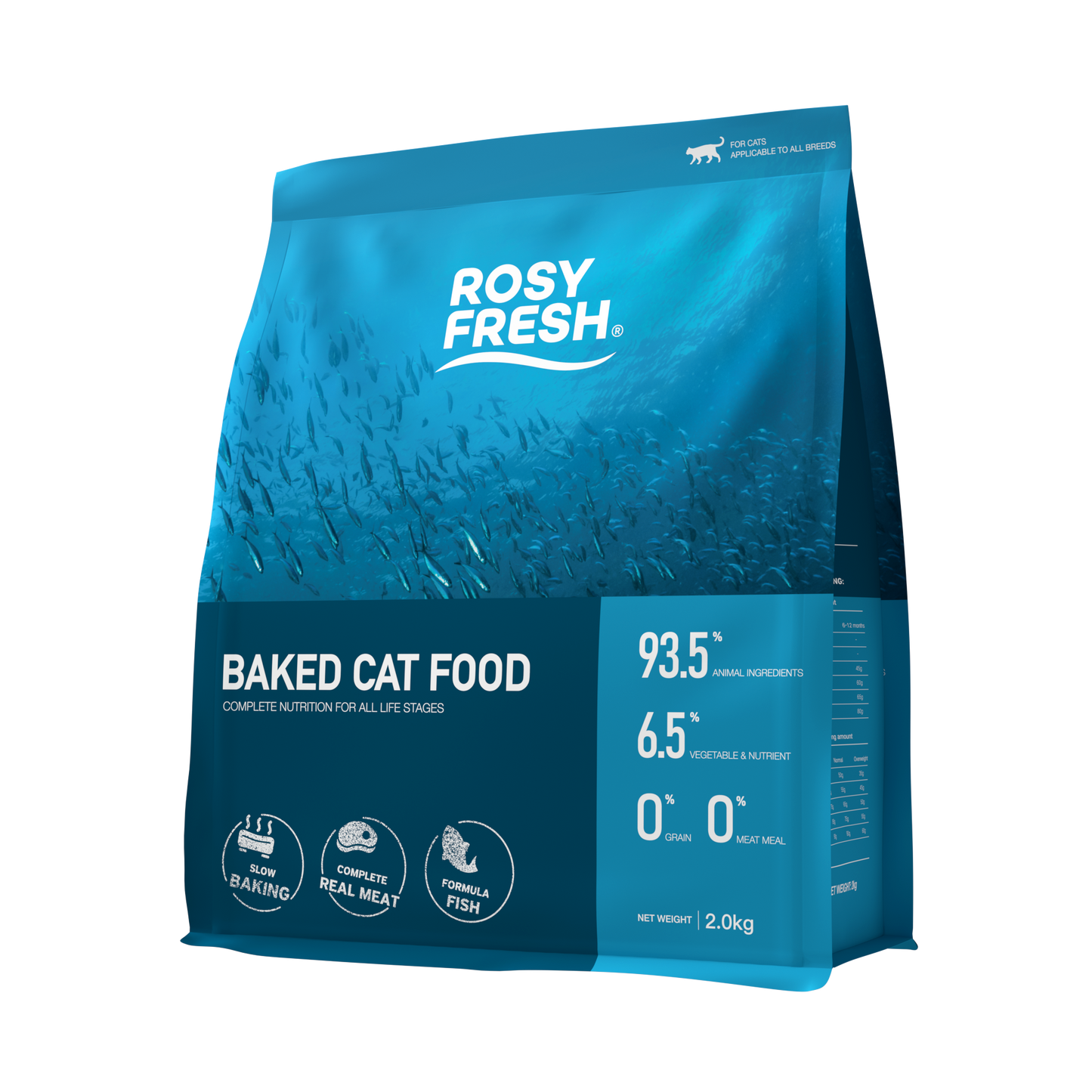 BAKED CAT FOOD 2kg - Fish Flavour