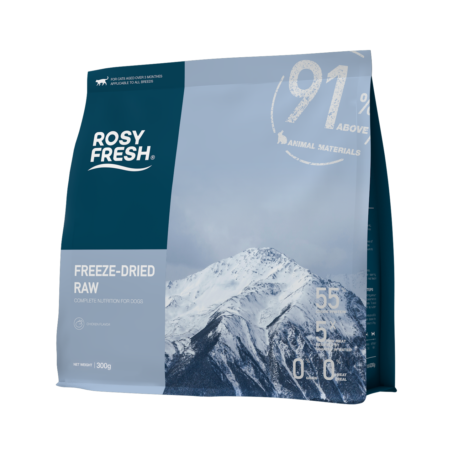 FREEZE-DRIED RAW FOR DOG 300g - Chicken Flavour