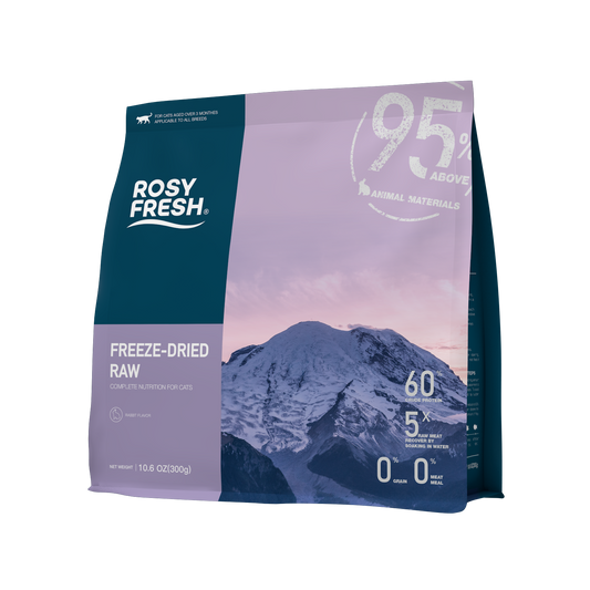 FREEZE-DRIED RAW FOR CAT 300g - Rabbit Flavour