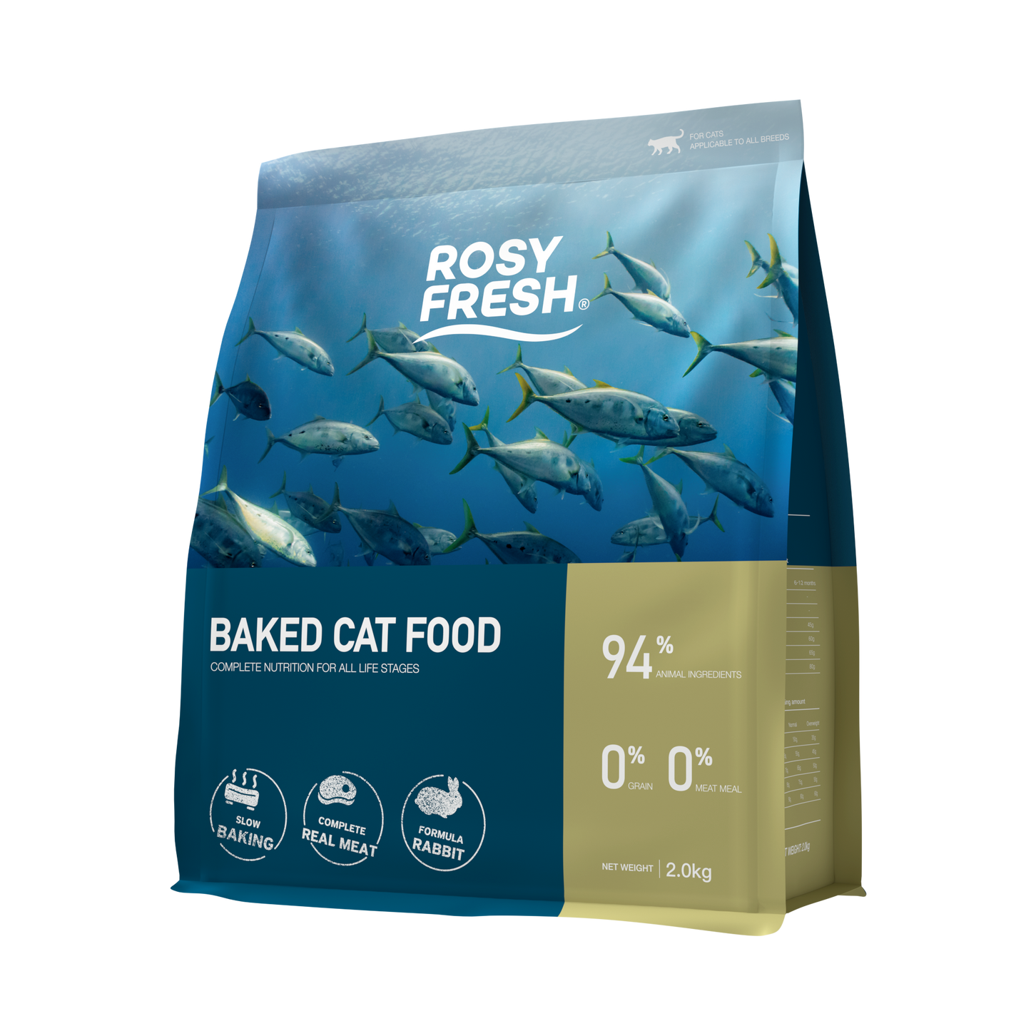 BAKED CAT FOOD 2kg - Rabbit Flavour