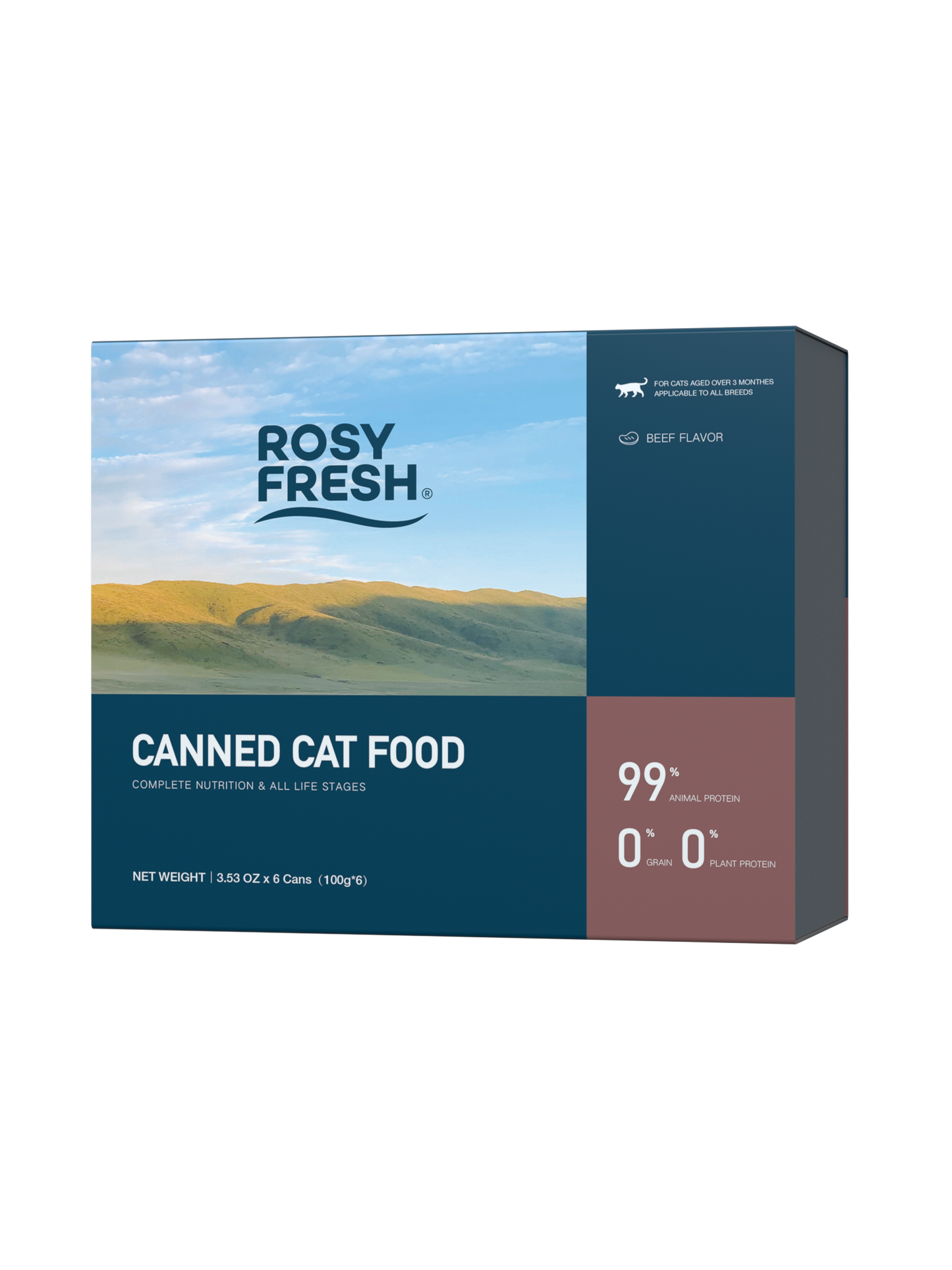 WET CAT FOOD x 4 Boxes Bundle - Complete and Balance Diet 100g