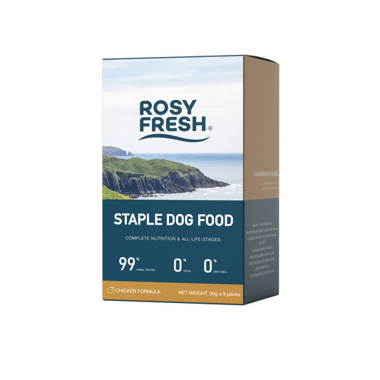 DOG STAPLE FOOD 50G x 9packs - Chicken Flavour